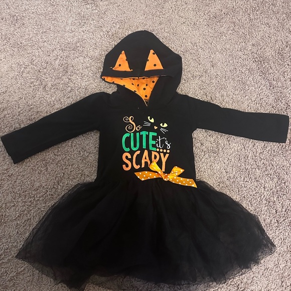 Super Adorable Kitty Cat Tulle Dress with a hoodie and ears. Read below ;) - Picture 1 of 11